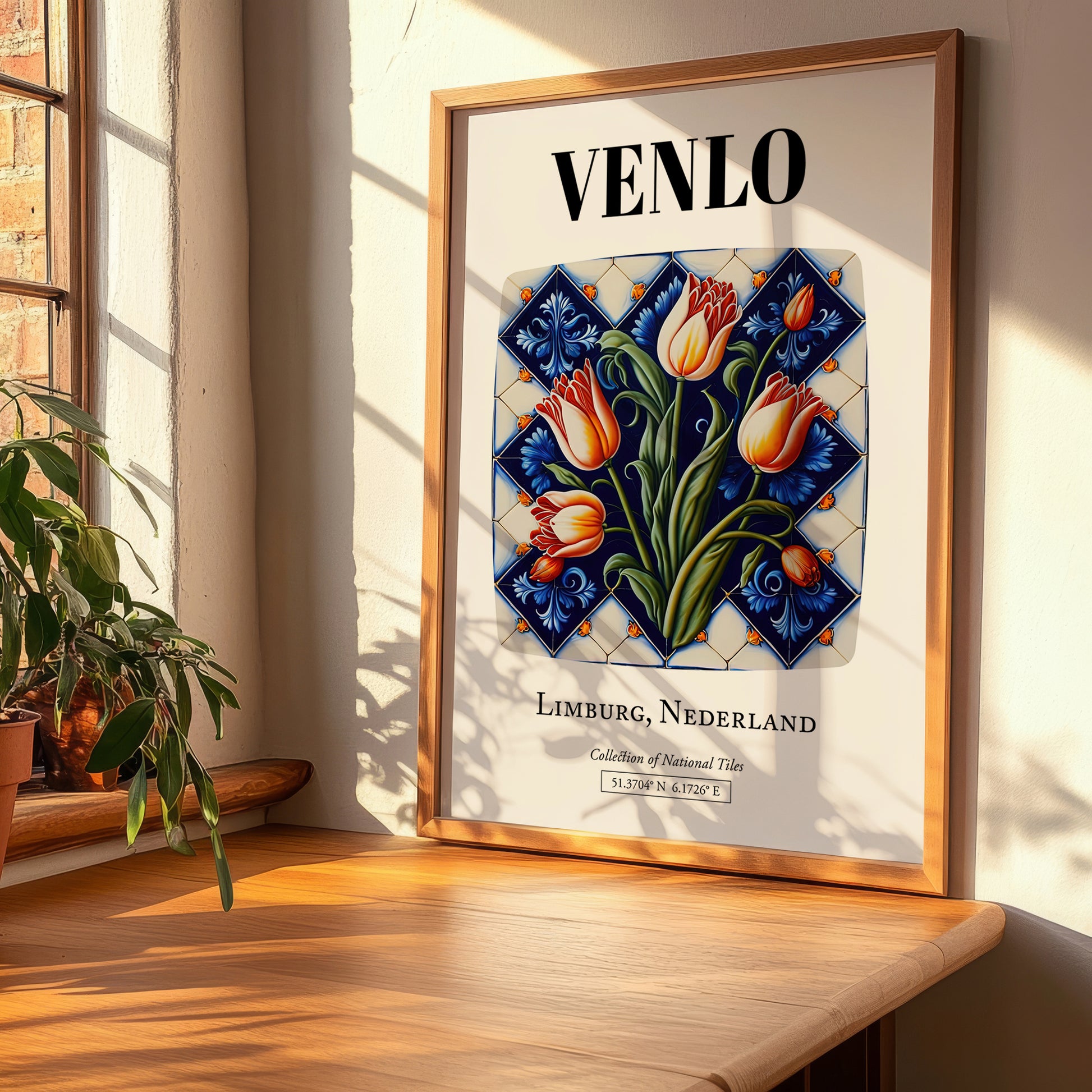 Venlo, Netherlands – Travel Print, clean layout with no caption
