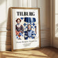 Tilburg, Netherlands – Travel Print, styled in a charming Paris street view