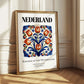 Nederland, Netherlands – Architectural Travel Art, styled in a charming Paris street view