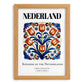 Nederland, Netherlands – Architectural Travel Art, set in oak frame