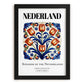 Nederland, Netherlands – Architectural Travel Art, in sleek black frame