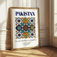Pakistan, Pakistan – Vintage Travel Poster, styled in a charming Paris street view