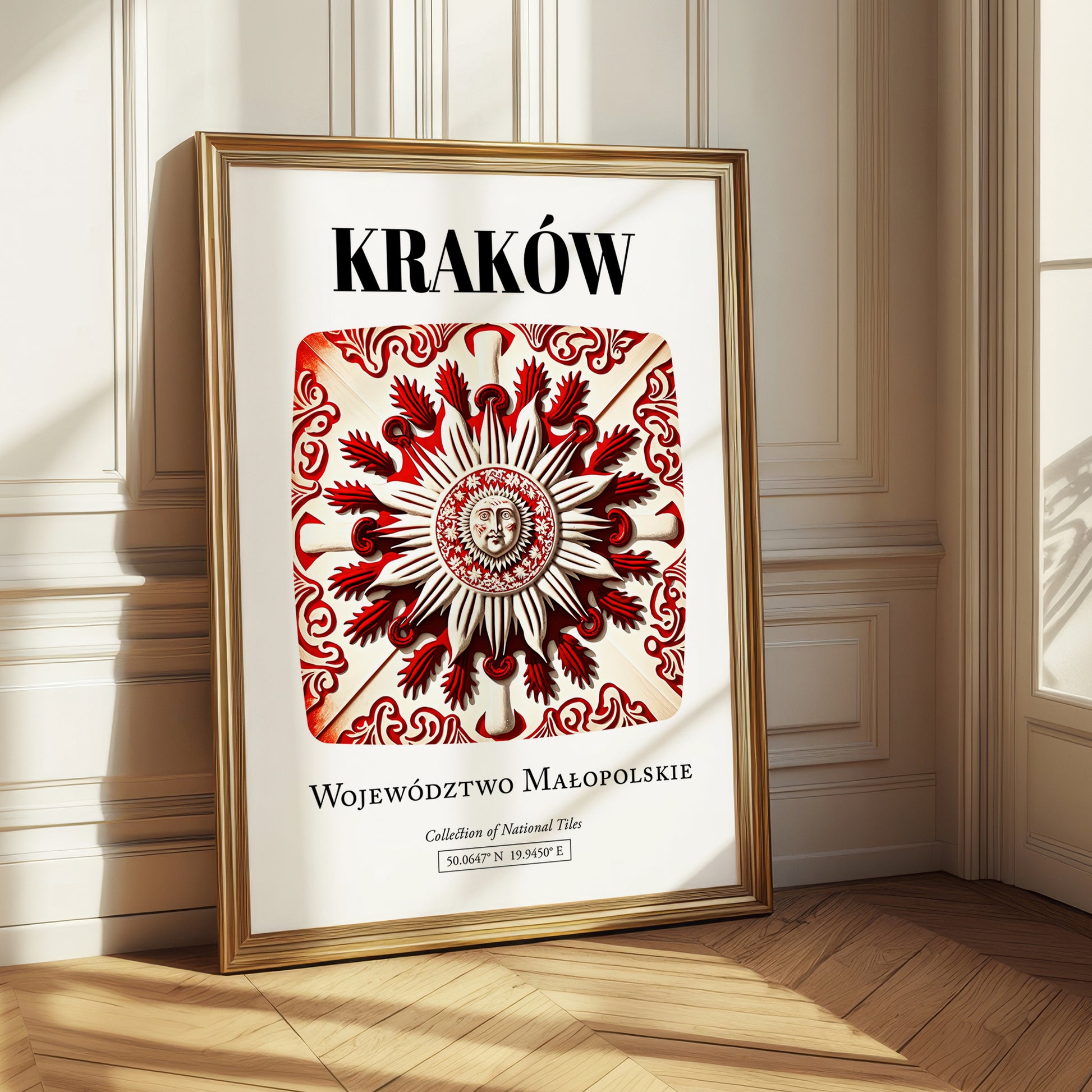 Kraków, Poland – Travel Print, styled in a charming Paris street view