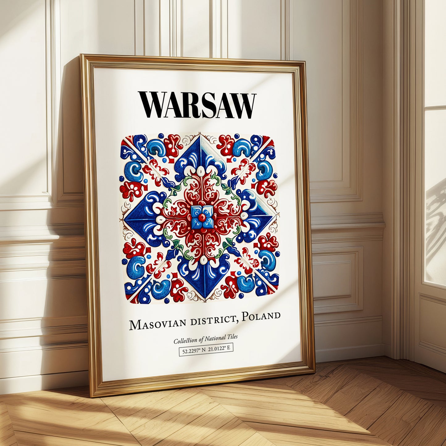 Warsaw, Poland – World Travel Art, styled in a charming Paris street view