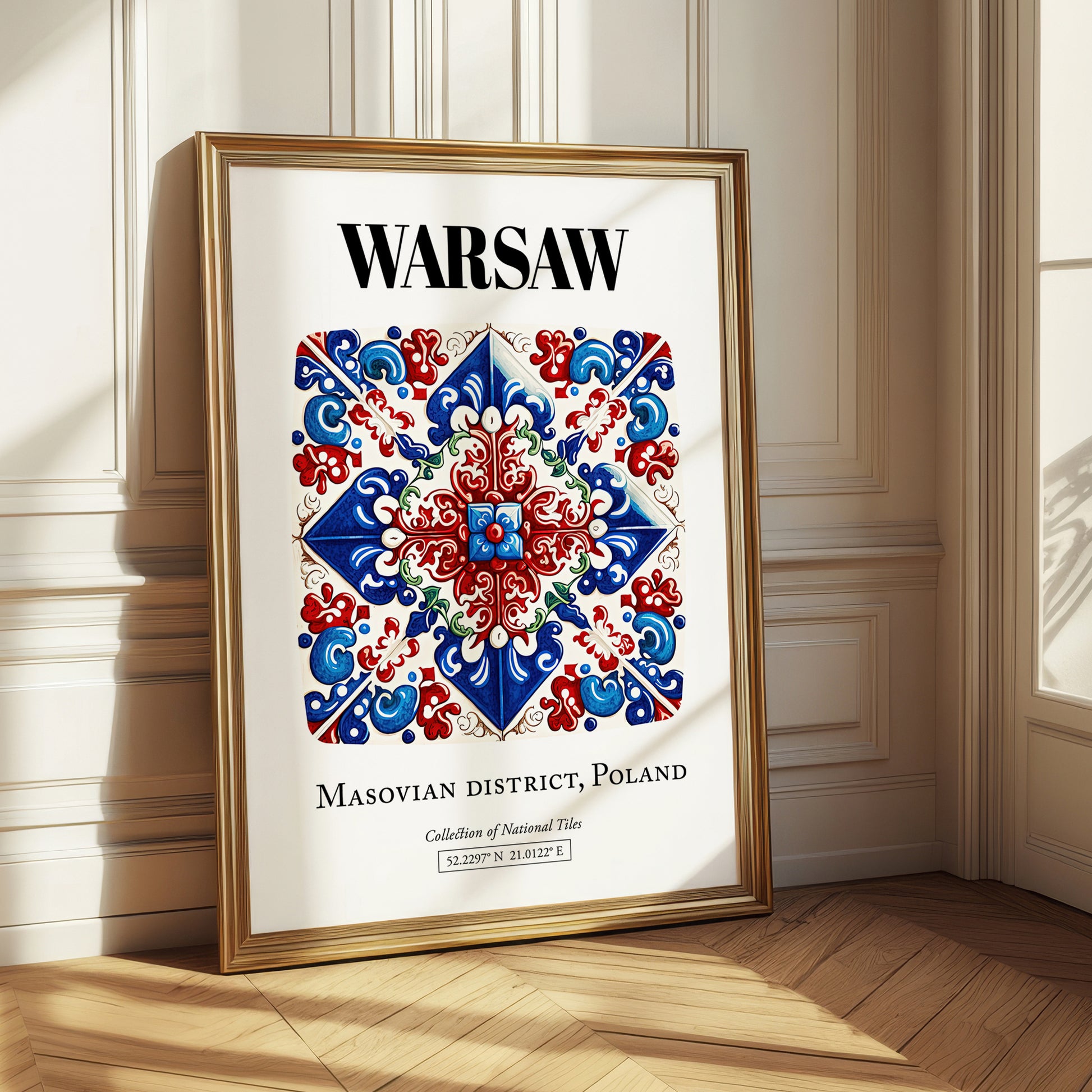 Warsaw, Poland – World Travel Art, styled in a charming Paris street view
