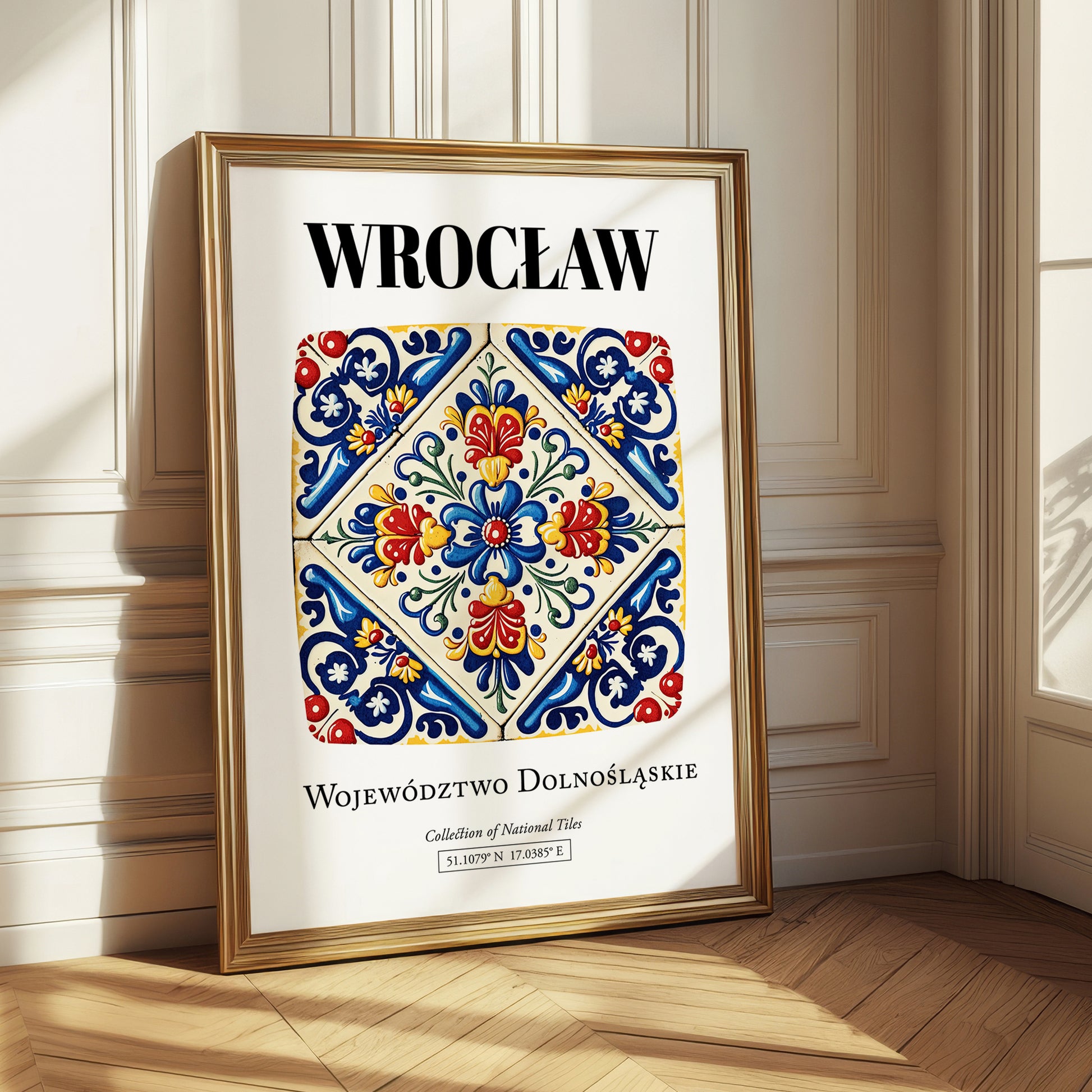 Wrocław, Poland – Cityscape Wall Art, styled in a charming Paris street view