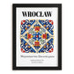 Wrocław, Poland – Cityscape Wall Art, in sleek black frame
