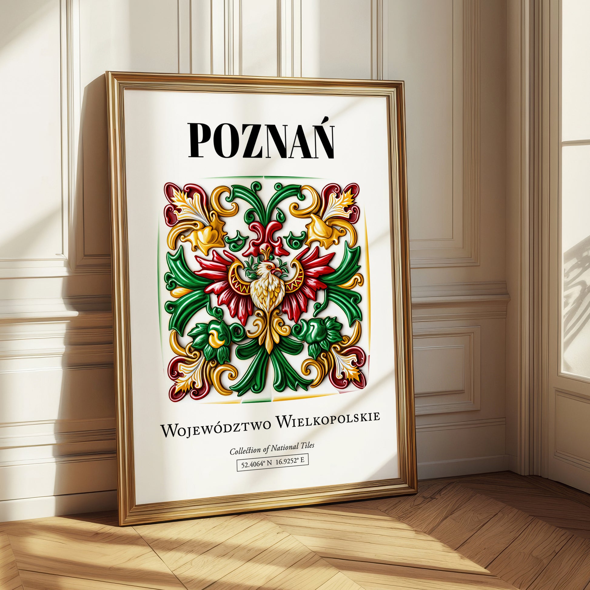 Poznań, Poland – Travel Wall Art, styled in a charming Paris street view