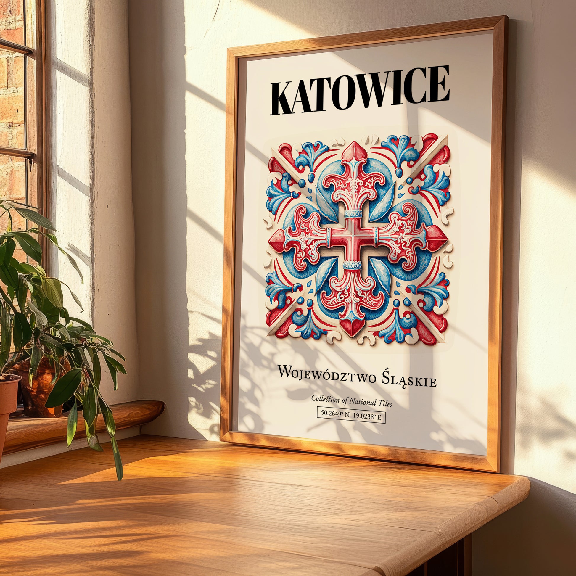 Katowice, Poland – Away From Home Poster, clean layout with no caption