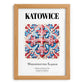 Katowice, Poland – Away From Home Poster, set in oak frame