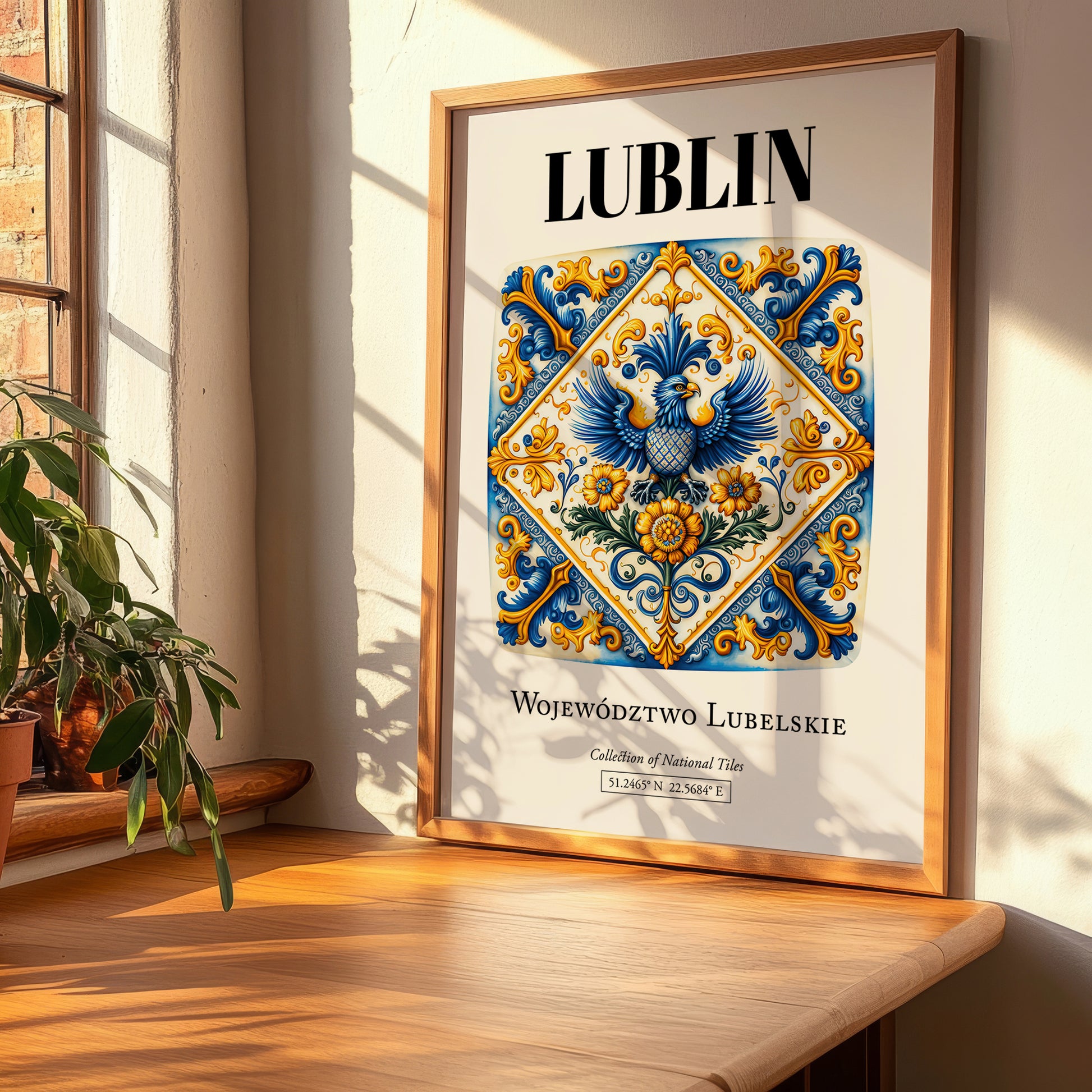 Lublin, Poland – Travel Poster, clean layout with no caption