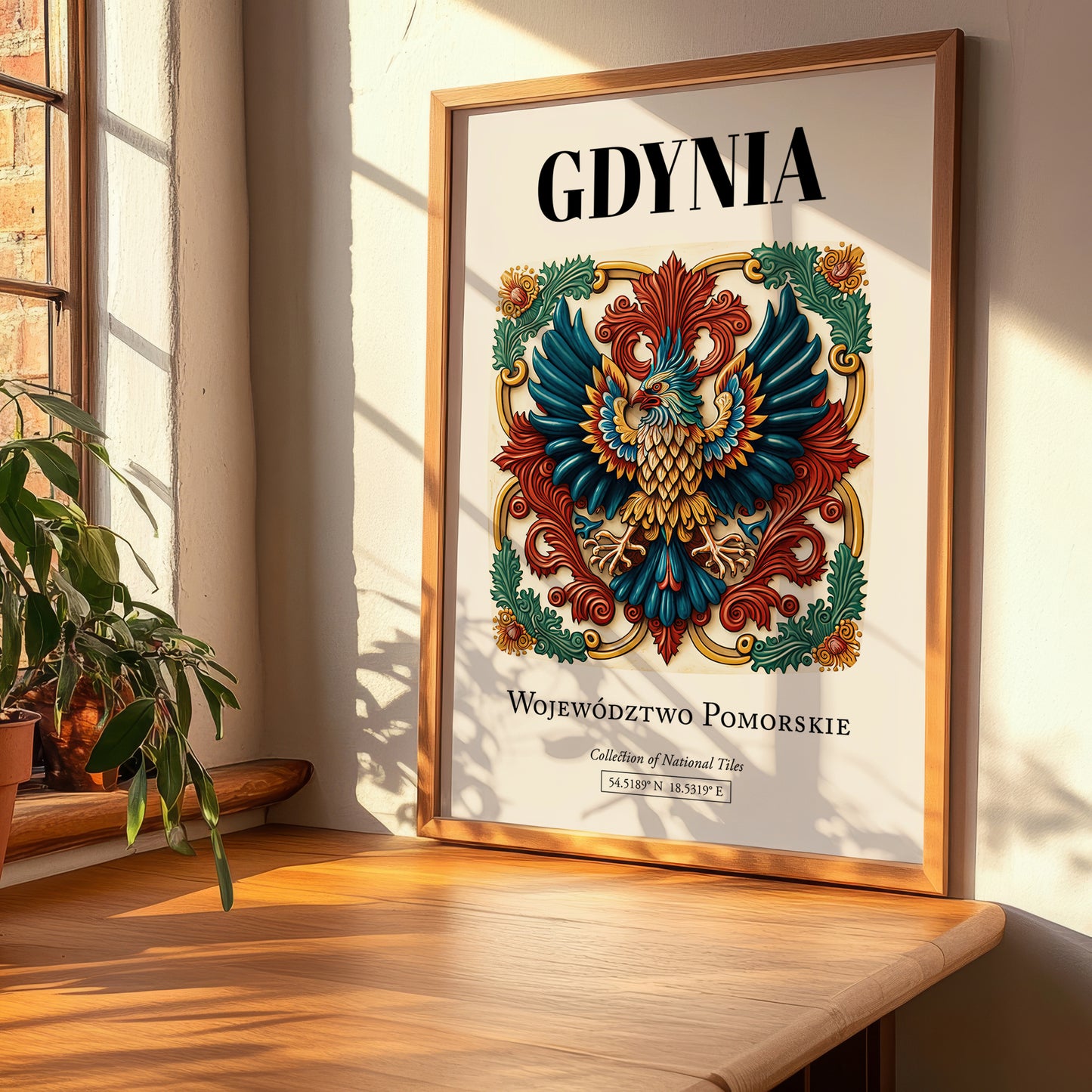 Gdynia, Poland – Travel Print, clean layout with no caption