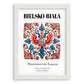 Bielsko-biała, Poland – Travel Wall Art, placed in minimal white frame