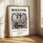 Białystok, Poland – Travel Memories Wall Print, styled in a charming Paris street view
