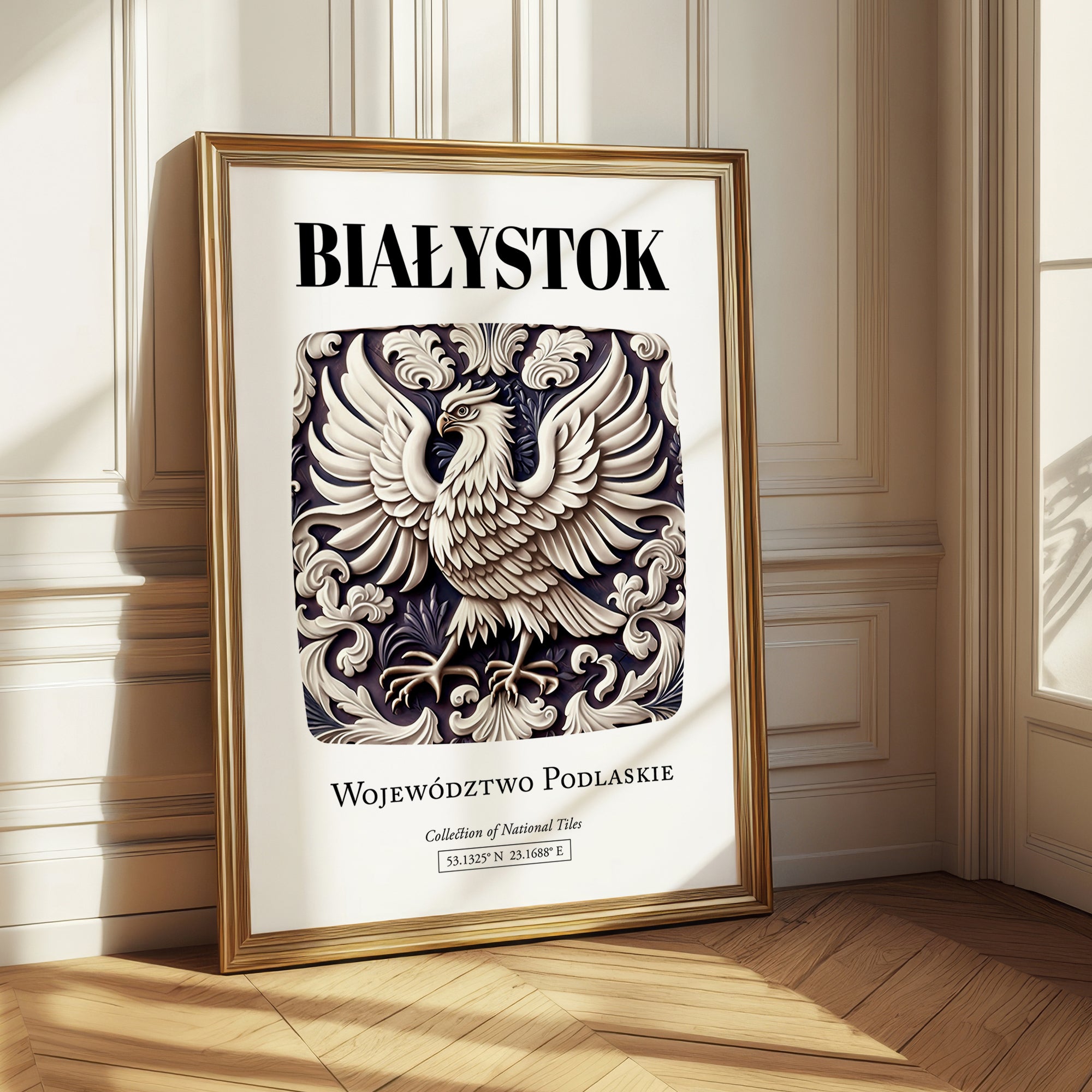 Białystok, Poland – Travel Memories Wall Print, styled in a charming Paris street view