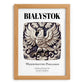 Białystok, Poland – Travel Memories Wall Print, set in oak frame