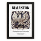Białystok, Poland – Travel Memories Wall Print, in sleek black frame