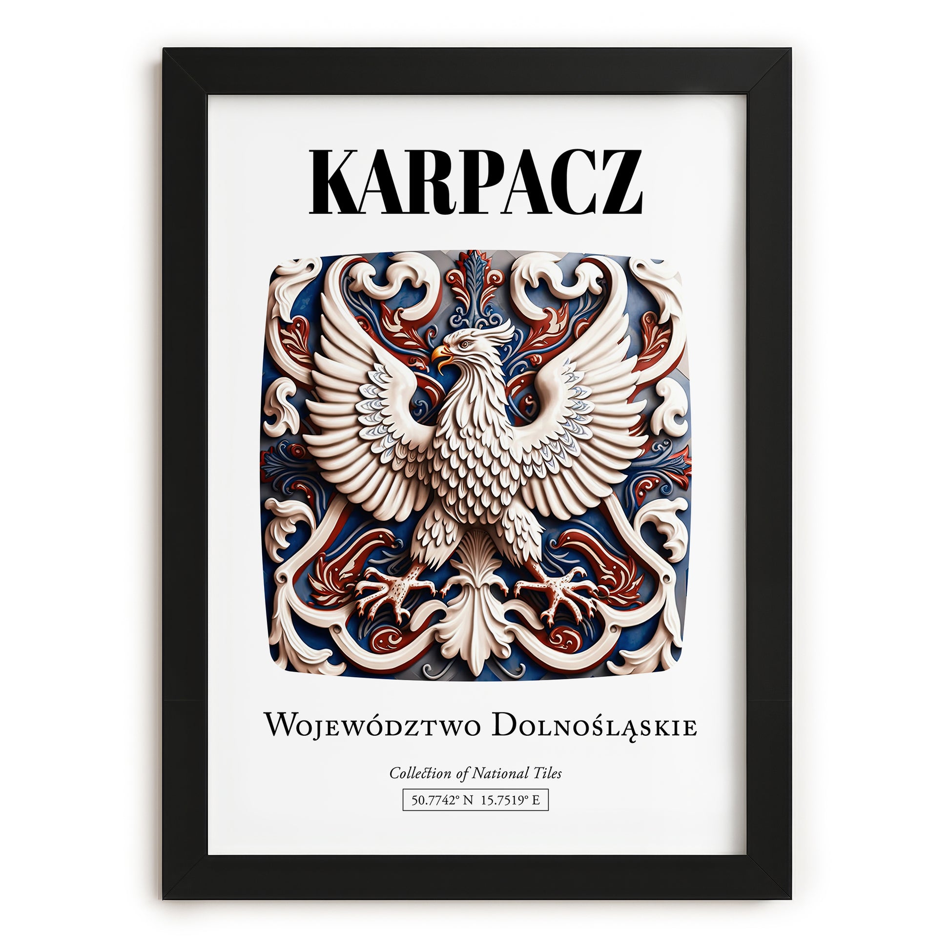 Karpacz, Poland – National Pride Wall Decor, in sleek black frame