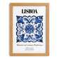 Lisboa, Portugal – Travel Print, set in oak frame