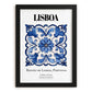 Lisboa, Portugal – Travel Print, in sleek black frame