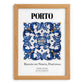 Porto, Portugal – Travel Poster, set in oak frame