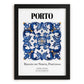 Porto, Portugal – Travel Poster, in sleek black frame