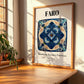 Faro, Portugal – Travel Print, clean layout with no caption
