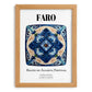 Faro, Portugal – Travel Print, set in oak frame