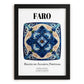 Faro, Portugal – Travel Print, in sleek black frame