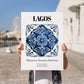 Lagos, Portugal – Historic Cities Art Print, no-text version framed in wood