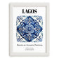 Lagos, Portugal – Historic Cities Art Print, placed in minimal white frame