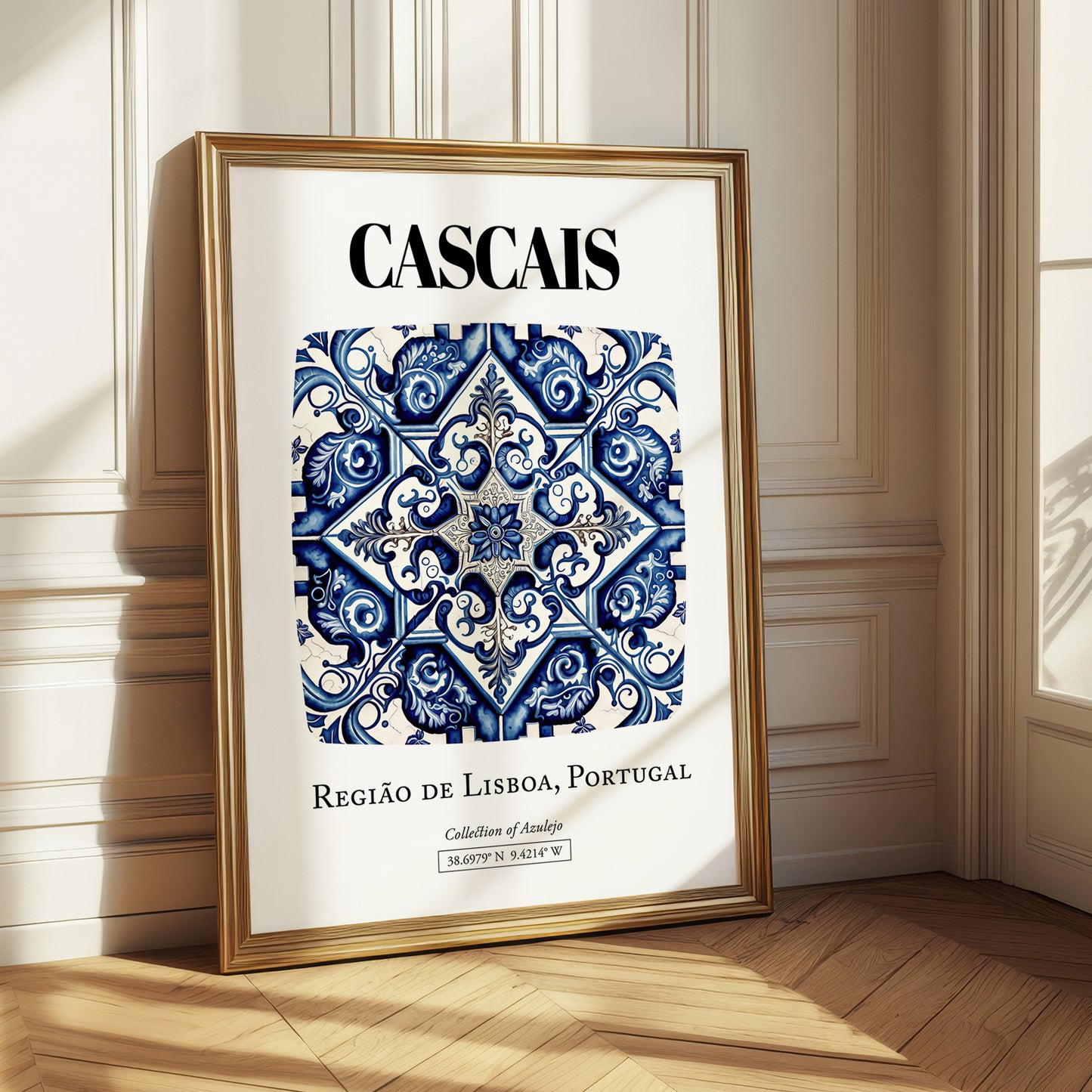 Cascais, Portugal – Travel Wall Decor, styled in a charming Paris street view