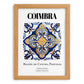 Coimbra, Portugal – Travel Poster, set in oak frame