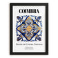 Coimbra, Portugal – Travel Poster, in sleek black frame