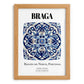 Braga, Portugal – Travel Wall Decor, set in oak frame