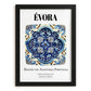 Évora, Portugal – National Pride Wall Decor, in sleek black frame