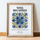 Viana Do Castelo, Portugal – Travel Poster, in wooden frame leaning on the floor