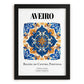 Aveiro, Portugal – Travel Poster, in sleek black frame