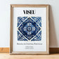 Viseu, Portugal – Travel Print, in wooden frame leaning on the floor