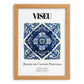 Viseu, Portugal – Travel Print, set in oak frame