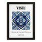 Viseu, Portugal – Travel Print, in sleek black frame