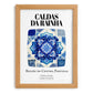 Caldas Da Rainha, Portugal – Away From Home Poster, set in oak frame
