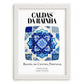 Caldas Da Rainha, Portugal – Away From Home Poster, placed in minimal white frame