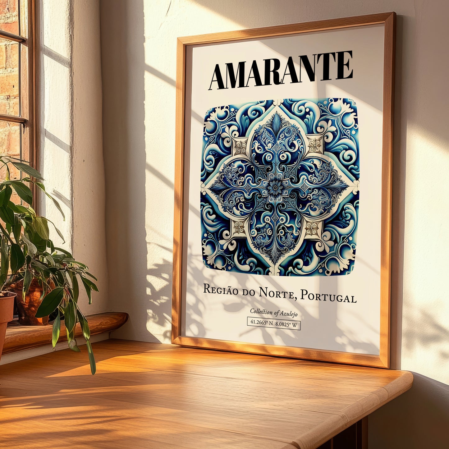 Amarante, Portugal – Travel Print, clean layout with no caption