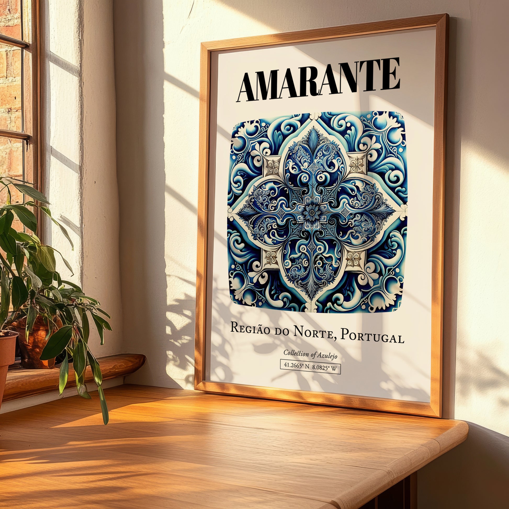 Amarante, Portugal – Travel Print, clean layout with no caption