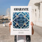 Amarante, Portugal – Travel Print, no-text version framed in wood