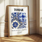 Tomar, Portugal – Travel Memories Wall Print, styled in a charming Paris street view
