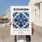 Matosinhos, Portugal – Travel Wall Decor, no-text version framed in wood