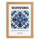 Matosinhos, Portugal – Travel Wall Decor, set in oak frame