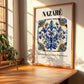 Nazaré, Portugal – Retro Travel Poster, clean layout with no caption